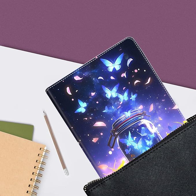 Case for iPad Air 11 Inch Case M2 2024 iPad Air 6th Gen Case/iPad Air 5th Gen 2022/Air 4th 2020 10.9 Inch Slim Stand Protective Smart Cover Fit iPad Air Retro Moth