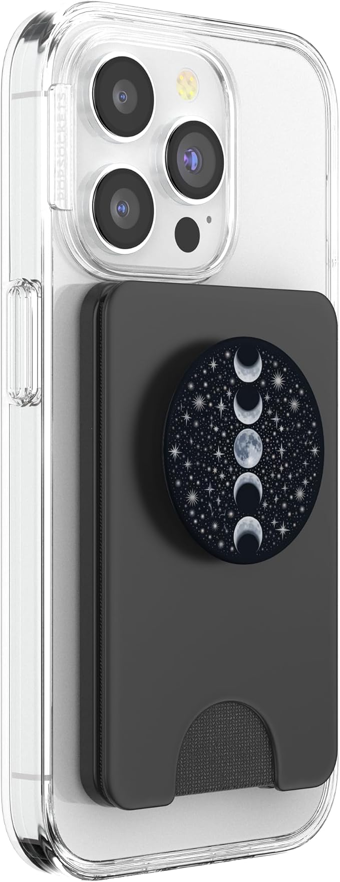 Moon Phase Crescent Moon Galaxy Astronomy Stargazer PopSockets Adhesive PopGrip