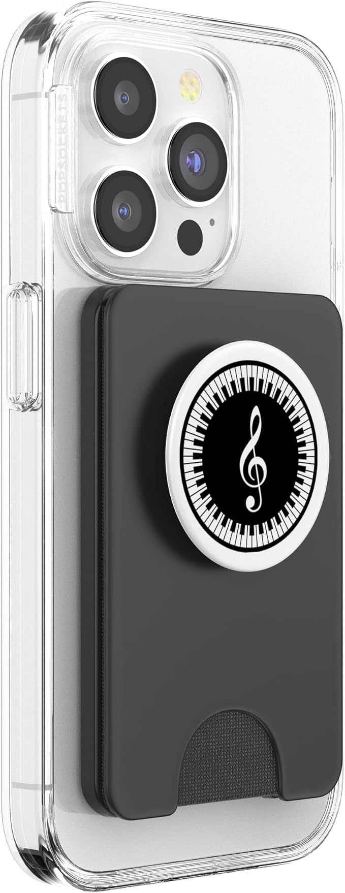 Music Symbol Circular Piano G-Clef Art Cool Musician Gift PopSockets Adhesive PopGrip