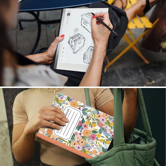 Case for Remarkable 2 Paper Tablet 10.3 2020 ReleasedLightweight and Hard Back Shell Protective Book Folio Cover with Built-in Pen HolderComes with Remarkable 2 Pen Tips.