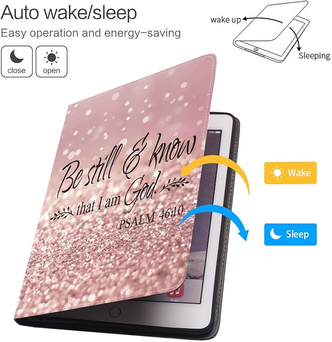 Case for Samsung Galaxy Tab S5e 10.5 inch 2019 Tablet (SM-T720/T725/T727) Protective Leather Case Adjustable Stand Auto Wake/Sleep Smart Case - Bible Verse Jeremiah 29:11