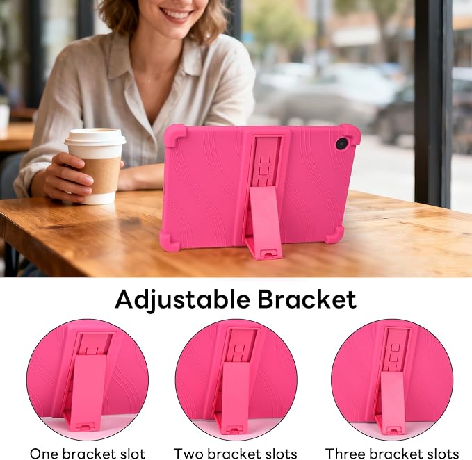RSAquar Silicone Case for T-Mobile REVVL Tab 2 10.1 (2025) – Soft Shockproof Protective Cover Lightweight Portable Design – Black