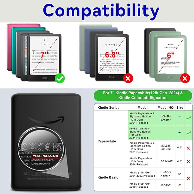 Case for Kindle Scribe 10.2 Inch (2022 Released) PU Leather Cover with Auto Sleep Wake for 10.2 Kindle Scribe Alpaca with Glasses
