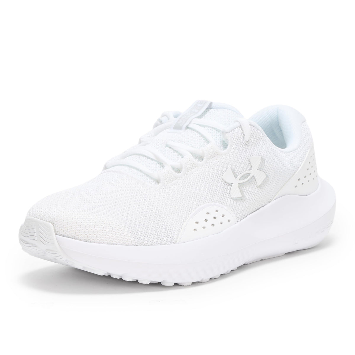 Under Armour Men's Charged Surge 4, (101) White/White/White, 12.5, US