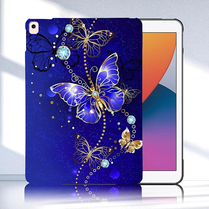 Dteck for iPad Air 3rd Gen (2019) / iPad Pro (2017) Case 10.5 Shockproof Protective Case with Kickstand Hard Plastic Shell 3-Layer Protection Drop Proof Sturdy Rugged Tablet Cover (Aqua+Rose)