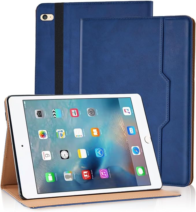 Case for iPad 5th / 6th Generation (2018/2017) iPad 9.7 Inch iPad Air 2 / iPad Air Multi-Angle Viewing Stand with Hand Strap Auto Wake SleepBlack