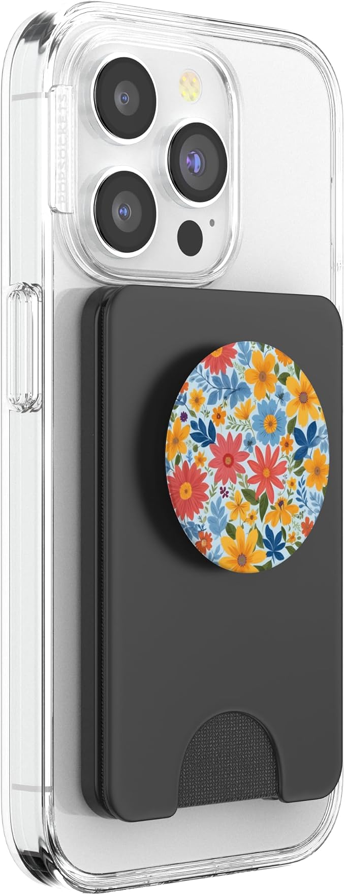 Cute Garden Flower Yellow Floral PopSockets Adhesive PopGrip