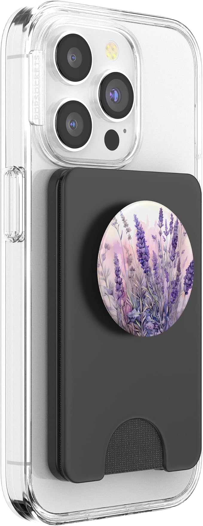 A Lavender Bouquet in Purple Watercolors A Flowery Lavender PopSockets Adhesive PopGrip