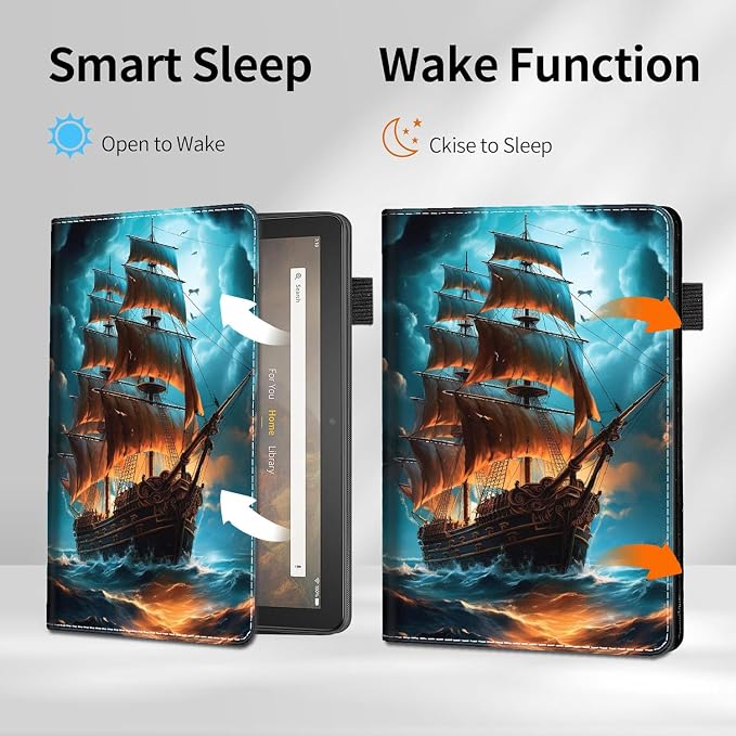Case for Amazon Kindle Fire Max 11 Tablet (13th Generation 2023 Release) - Slim Fit Standing Cover with Auto Sleep/Wake for All-New Fire 11 Max Tablet，Enchanted Forest 2