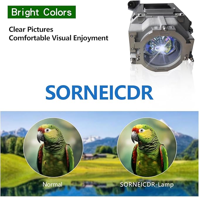 SORNEICDR AN-C430LP Replacement Projector Lamp Bulb Compatible with Sharp PG-C355W, XG-C330X, XG-C335X, XG-C350X, XG-C465X, XG-C435X Projectors, with Housing