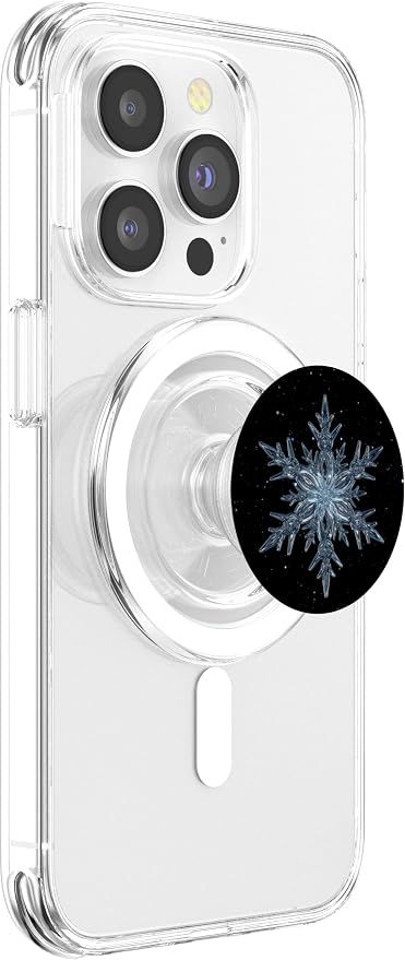 Beautiful Ice Crystal Snowflake Winter is Coming PopSockets Adhesive PopGrip