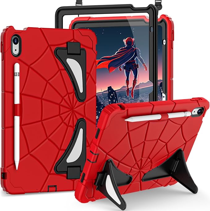 Auizotl Case for iPad (A16) 11'' 11th/10th Generation 10.9'' 2025/2022iPad Case 10th Generation with Screen ProtectorHeavy Duty Shockproof Cover for i Pad 11.0/10.9 InchBlack