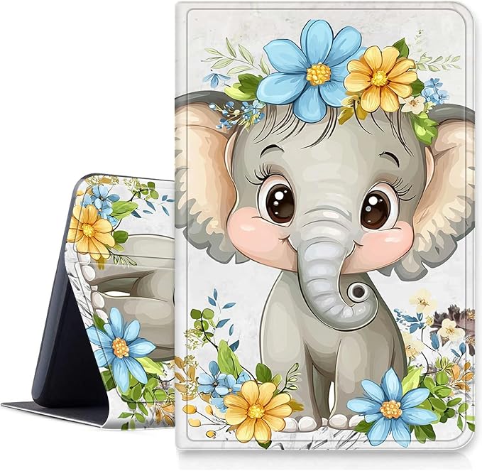 Case for Amazon Fire 7 Tablet 2019/2017 Release 9th/7th Generation PU Leather Smart Protective Cover with Auto Sleep/Wake for Fire 7 2019Beautiful Sunset