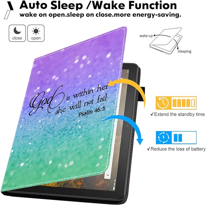 Case for Amazon Kindle Fire HD 10 &amp Fire HD 10 Plus Tablet (11th Generation 2021 Release) Premium PU Leather Stand Cover with Smart Auto Wake American Flag Deer