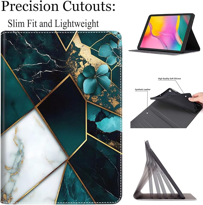 Case for New iPad (A16) 11th Generation 11 Inch 2025 for iPad 10th Generation 10.9 2022 Multi-Angle Smart Stand Cover Auto Sleep/Wake Halloween Panda Wizard and Pumpkin
