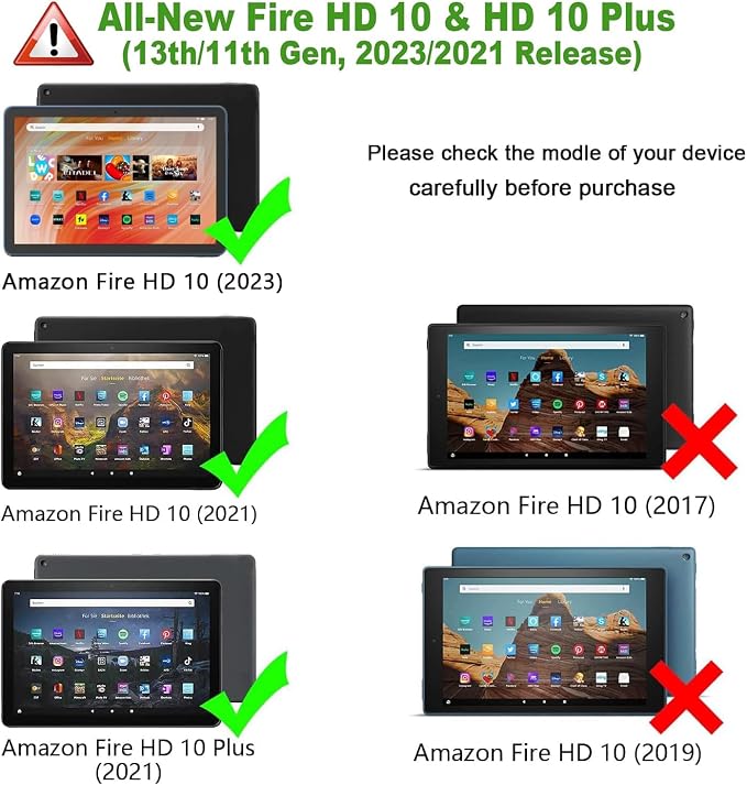 Case for All-New Amazon Fire HD 10 &amp 10 Plus Tablet 10.1 (13th/11th Generation 2023/2021 Release) - Slim PU Leather Folio Smart Cover with Auto Wake/Sleep Bible Verse Psalm 46:5