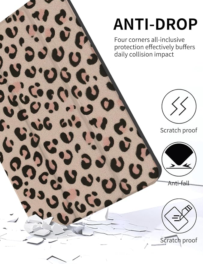 Case for iPad 9th/ 8th/ 7th Generation Case 10.2&amp10.5 Inch (2021/2020/2019 Release) Slim Lightweight Soft Trifold Back Cover with Pencil Holder &amp Auto Sleep/Wake CoverBeige Checkered