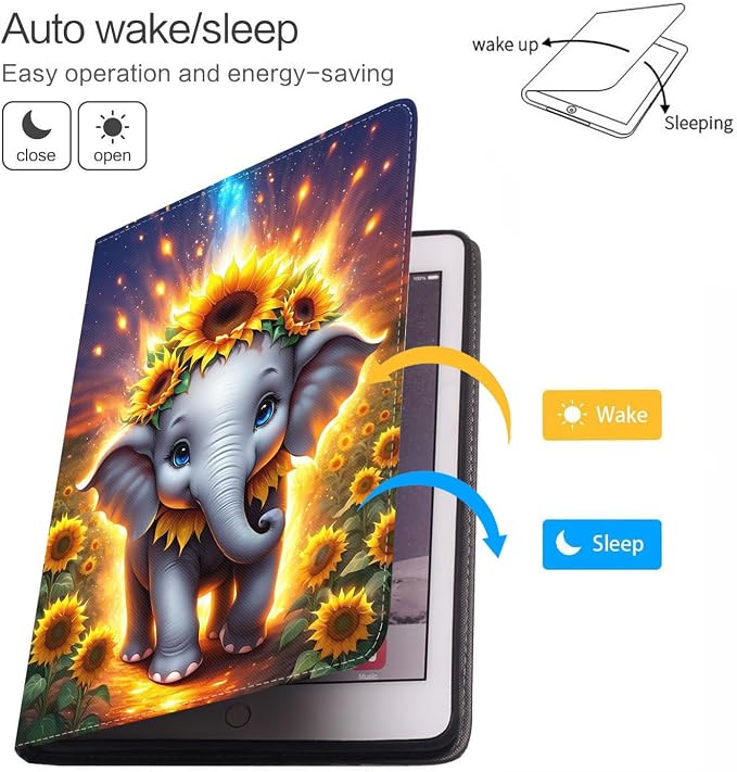 for iPad mini 1 2 3 4 5 Case Stay Positive Work Hard and Make It Happen Inspirational Quote Slim Lightweight PU Leather Stand Cover with Auto Wake/Sleep for iPad mini 5th/4th Gen 7.9 Inch