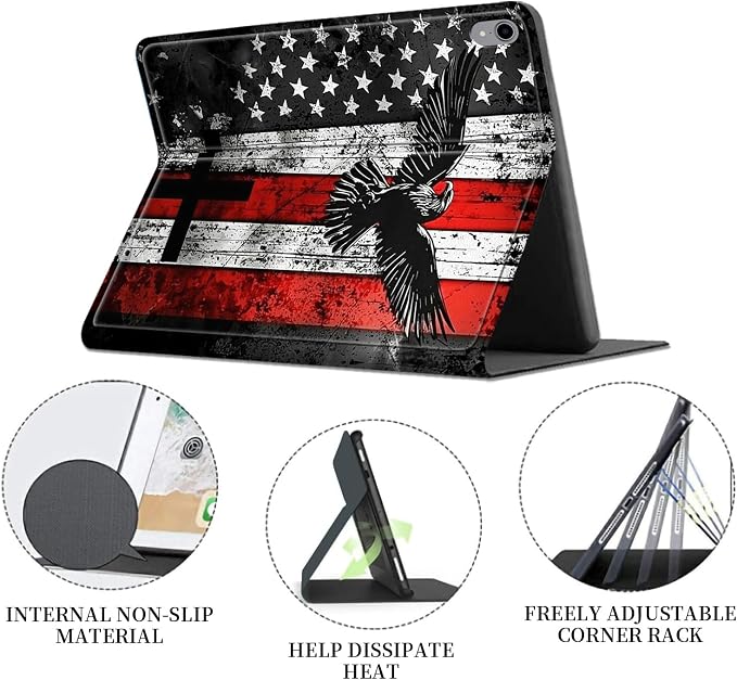 Case for iPad (A16) 11th Generation 11 Inch 2025/ iPad 10th Generation 10.9 Inch 2022 CaseHybrid Slim Multi-Angles Stand Auto Wake/Sleep Cover-Beach Sunset