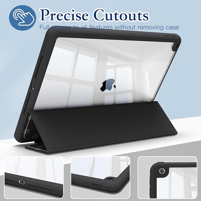 CISSOOK Compatible with iPad 9th/ 8th/ 7th Generation Case 10.2 Inch (2021/2020/2019 Release) Protective Shell with Pencil Holder Astronaut