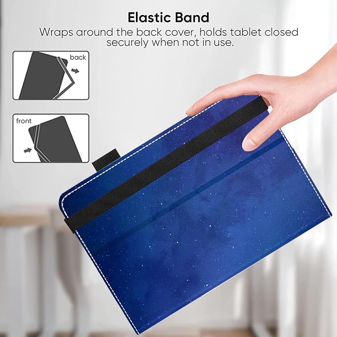 Universal 11 12 Inch Android Tablet Case Slim Fit Standing Cover for 10.9 11 11.5 12 Touchscreen Tablet with Multiple Viewing AnglesBird Tree
