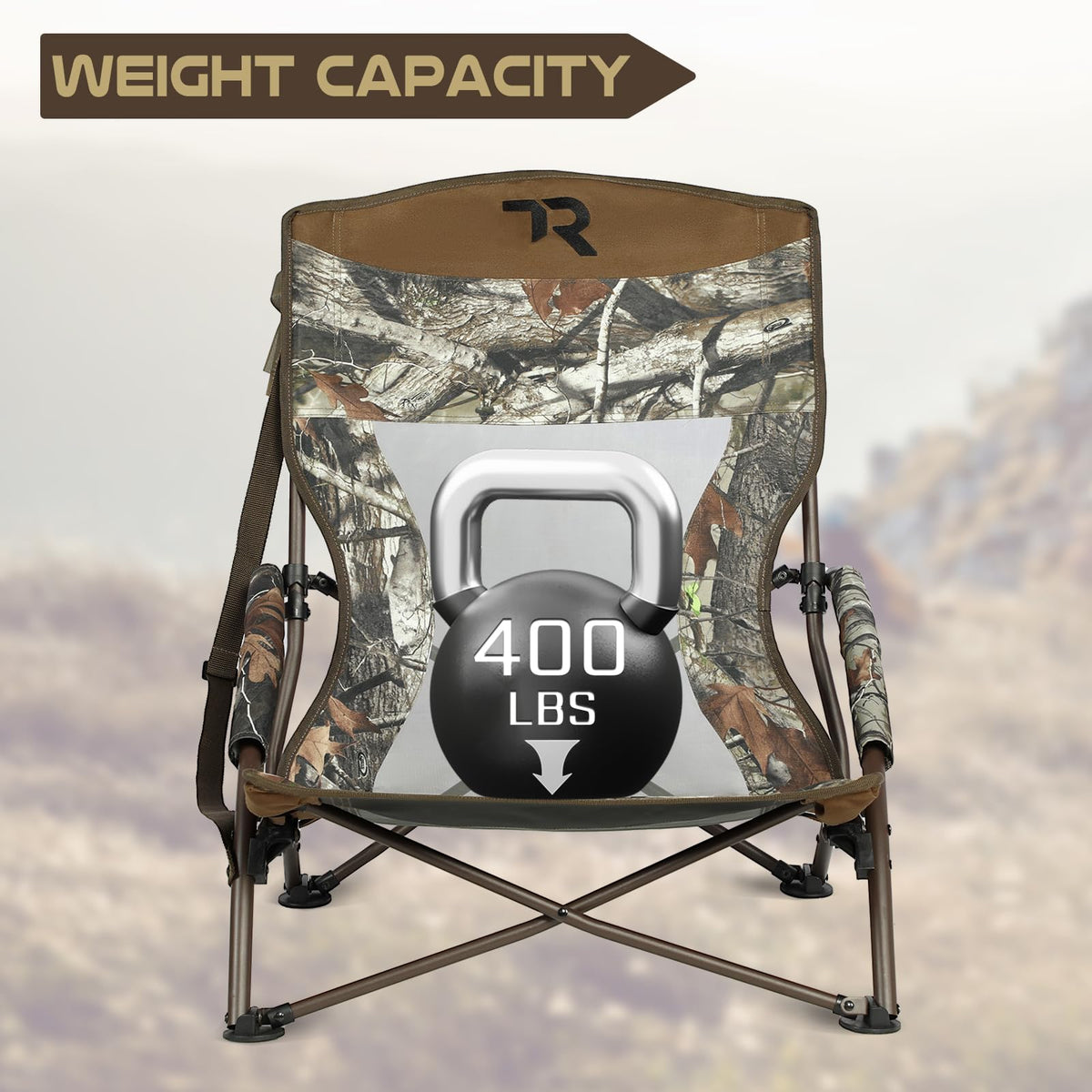 TR Low Camping Chair,Turkey Chairs for Hunting Lightweight Heavy Duty