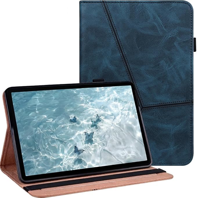 ALILANG Case for Samsung Galaxy Tab A 10.1 Inch 2019 (SM-T510/T515) with Pen Holder &amp Multiple Viewing Angles Smart PU Leather Cover for Samsung Tab A 10.1 Case 2019-Black