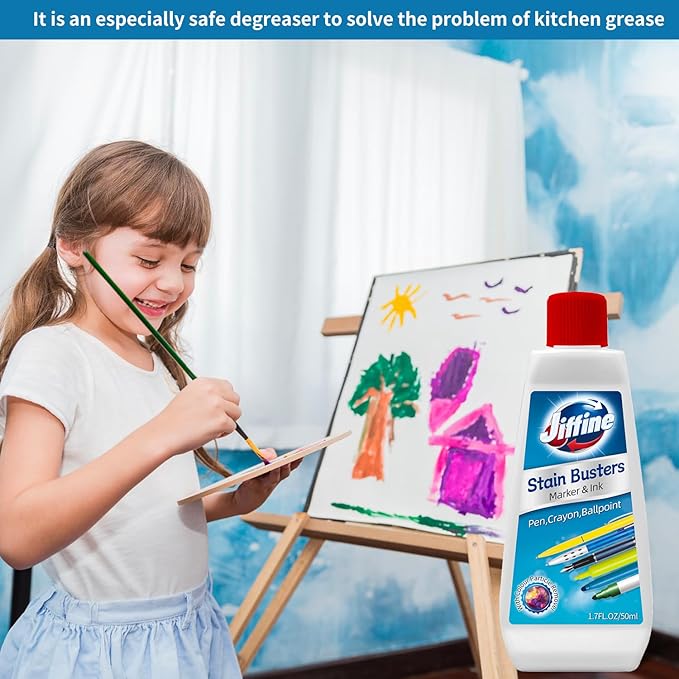 Laundry Stain Remover, Professional for Removing Marker, pencil and Ballpoint Pen Stains From Clothes, 50ml 3 Bottles