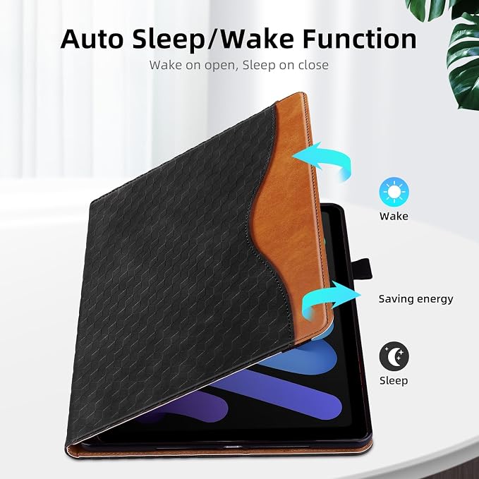 Case for iPad 9th 8th 7th Generation (2021/2020/2019) 10.2 InchiPad Air 3rd Generation PU Leather Cover Multi-Angle Viewing Stand with Card Pocket for ipad 9th Generation CaseBlack