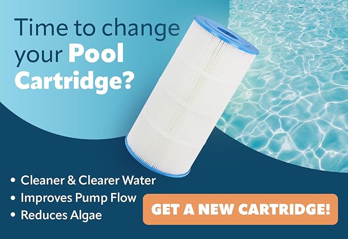 Pureline Pool Replacement Cartridge Filter, 100 Sq Ft, Compatible