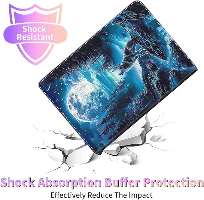 Case for iPad 10th Generation (2022 Release) 10.9 Inch Durable Shockproof Protective Cover for New iPad 10th gen 10.9 2022 Elephant Sunflower