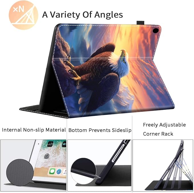 Case for 7 All-New Kindle Paperwhite 12th Gen 2024 &amp Kindle Colorsoft Signature Edition (2024 Release) PU Leather Folio Cover with Auto Wake/Sleep ，Blue Dragon