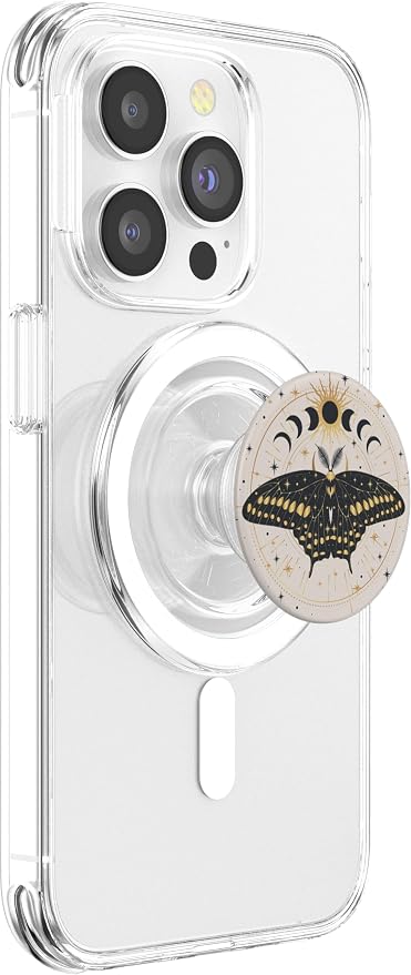 PopSockets Celestial Phone Grip - Lunar Moth PopSockets PopGrip for MagSafe