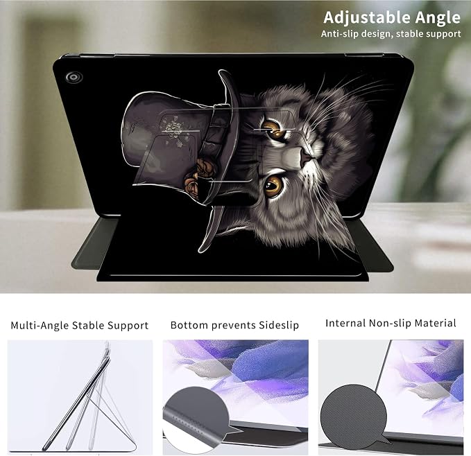 for iPad 9th Generation Case (2021)/8th Gen (2020)/ 7th Gen (2019) 10.2 Inch-360 Degree Rotating Multi-Angle Viewing Protective Cover with Auto Sleep/Wake-Art Mandala Flower