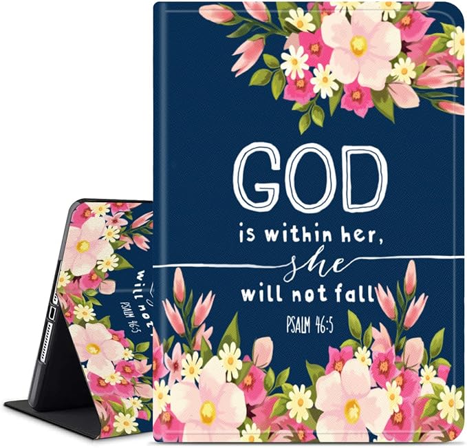 Compatible for iPad Air 13 inch Case (M3 2025 /M2 2024)/Pro 12.9 inch (6th/5th/4th/3rd 2022/2021/2020/2018)Adjustable Stand Protect CoverAnchor Christian