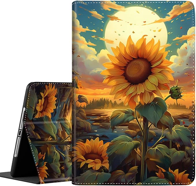 Case for Samsung Galaxy Tab S10 FE Plus 5G Multi-Angle Stand Smart Cover Shockproof with Auto Wake/Sleep for Galaxy Tab S10 FE+ 13.1 Inch (SM-X620/SM-X626B) 2025 Magic Mushrooms Fungus