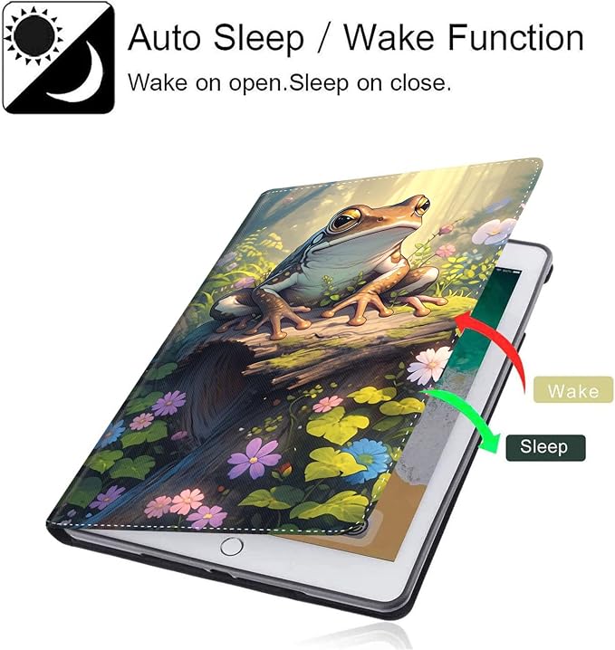 Case for New iPad (A16) 11th Generation 11 Inch 2025for iPad 10th Generation 2022 10.9 Inch Multi-Angle Stand Smart Cover Shockproof with Auto Wake/Sleep Baby Dragon