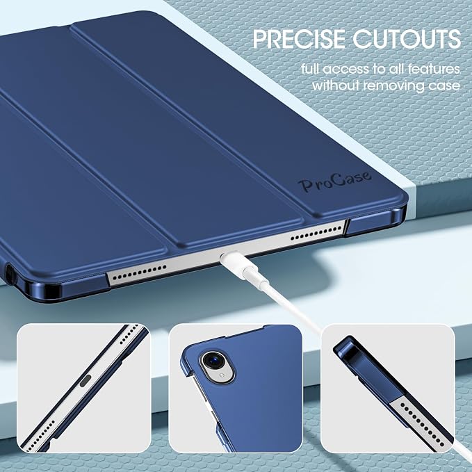 ProCase for Onn. 11 Inch Tablet Pro 2024 Case -Black | Slim Stand Hard Back Shell Protective Smart Cover for Onn. 11” Tablet Pro 2024 Model