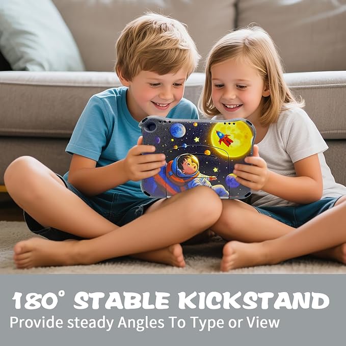 10 inch Tablet Case for kids(Compatible with 13th/11th Gen 2023/2021) (Incompatible with iPad Samsung 10 inch Tablet)Light Weight Shock Proof Convertible Handle Stand Kids Case (A-Light Blue)