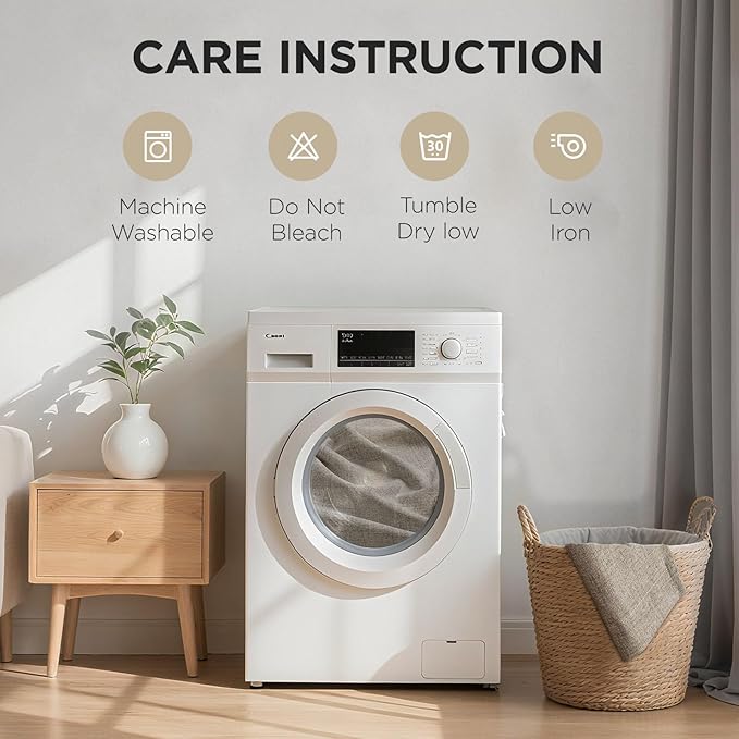Joydeco Linen Blackout Room Divider Curtains, Extra Wide Sliding Door Drapes Living Room Curtains, 1 Panel 100W x 96L Inch Patio Door Drapes for Room Privacy