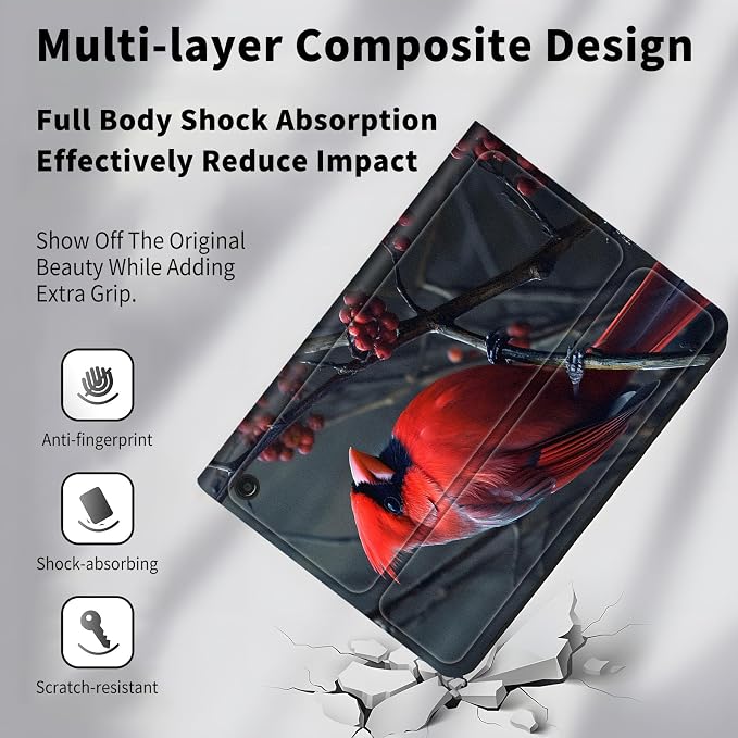 Case for All-New Amazon Kindle Fire HD 10 &amp 10 Plus 11th Generation 2021 Release 10.1 inchSlim Folding Stand Cover with Auto Wake/SleepAmerican Girls