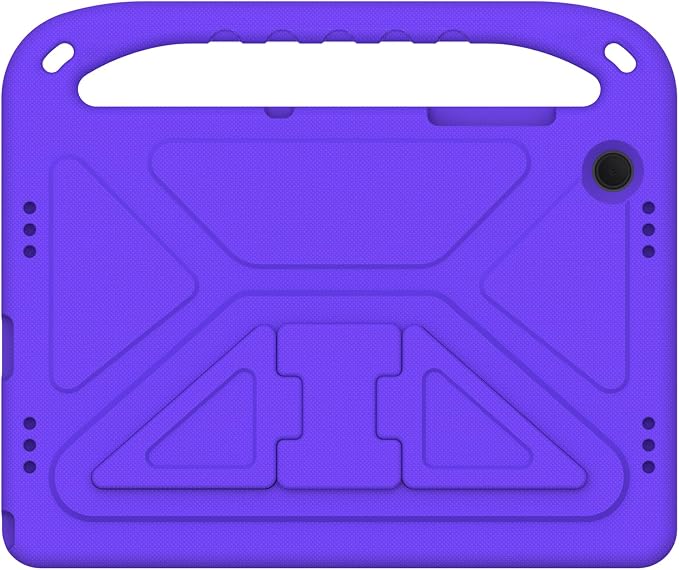 Galaxy Tab A9+ Case Kids Friendly EVA Rubber Stand Handle Grip Shockproof Protective Lightweight Cute Case Cover for Galaxy Tab A9 Plus 11 SM-X210 X215 X217 - Black