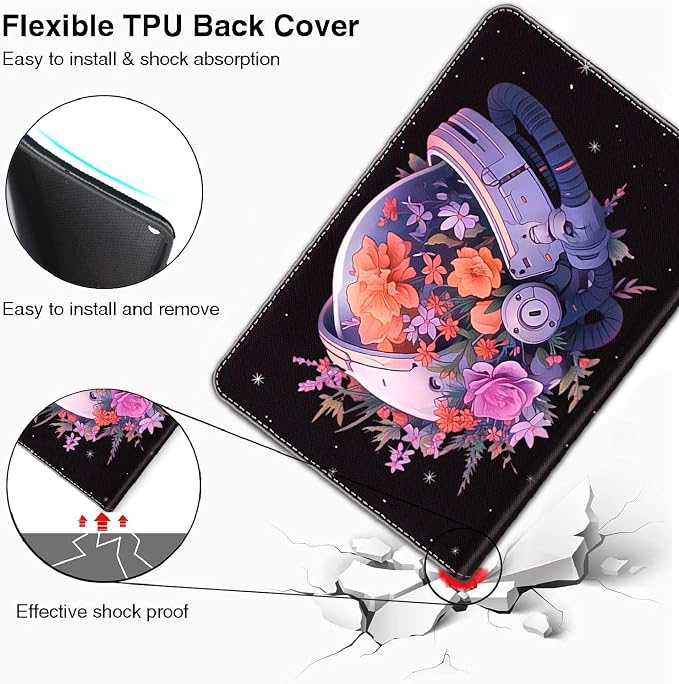 Case for iPad 10.2/10.5，iPad 9th/8th/7th Gen，for iPad 10.2 inch 2021/2020/2019/iPad Air 3rd Gen/Pro 10.5 - Slim Fit Standing Cover with Auto Sleep/Wake，Enchanted Forest 2