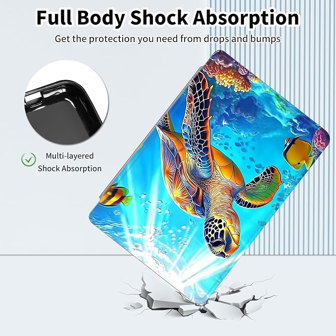 for Samsung Galaxy Tab A9 Plus Case 11 Inch 2024 2023 (SM-X210/X216/X218)360 Degree Rotating Smart Cover Case with Auto Sleep/Wake-Beautiful Highland Cow