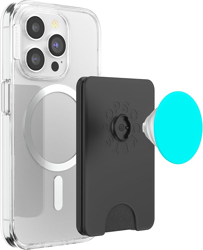 PopSockets Phone Grip with Expanding Kickstand - Bright Aqua PopSockets Adhesive PopGrip