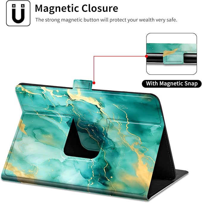 for Google Pixel Tablet Case 2023 Universal Tablet CaseSlim PU Leather Multi-Angle Viewing Cover with 360 Degree Rotatable Kickstand forPixel Tablet 2023 11-inchBlue Wolf