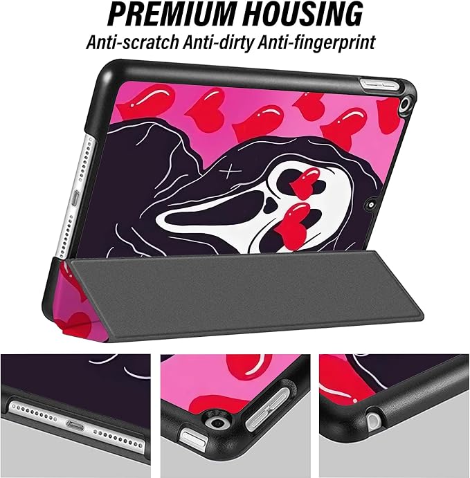Compatible with iPad 10.2 inch Case 9th /8th /7th Generation Case (2021/2020/2019) Auto Sleep/Wake Cover Cute Abstract Aesthetic Preppy Women Girls-Black Bling Glitter Shiny Sparkly