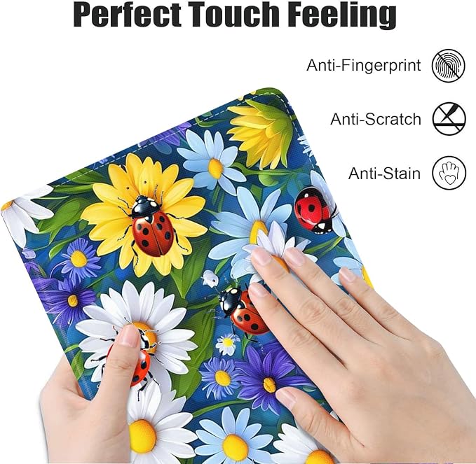 Case for Samsung Galaxy Tab S10 Plus 2024/ S9 Plus/ S9 FE Plus 5G 12.4 Inch 2023 Premium PU Leather Stand Folio Cover with Auto Sleep/Wake Abstract Colorful Dog