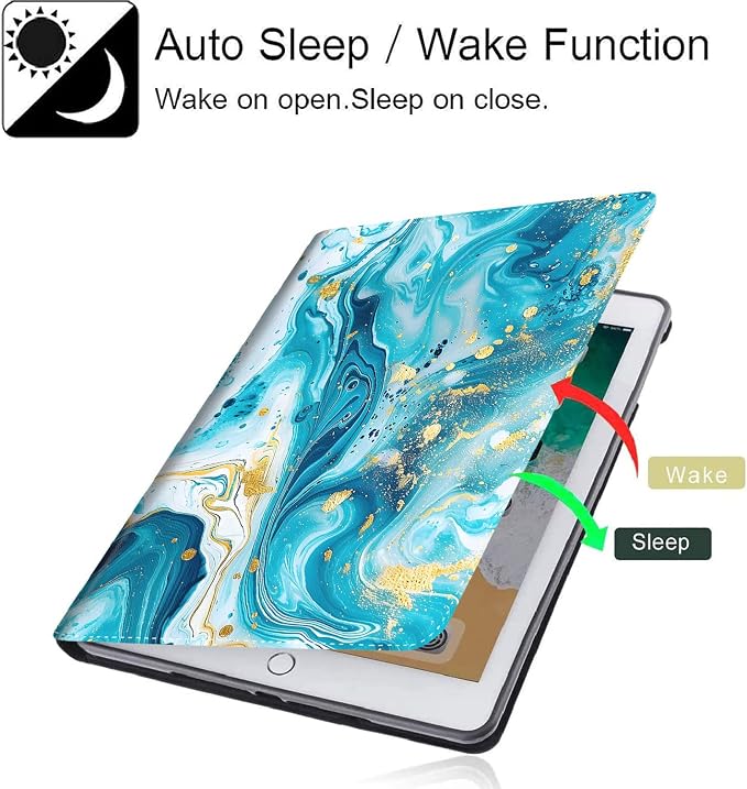 Case for New iPad (A16) 11th Generation 11 Inch 2025for iPad 10th Generation 2022 10.9 Inch Multi-Angle Stand Smart Cover Shockproof with Auto Wake/Sleep ，Starry Sky