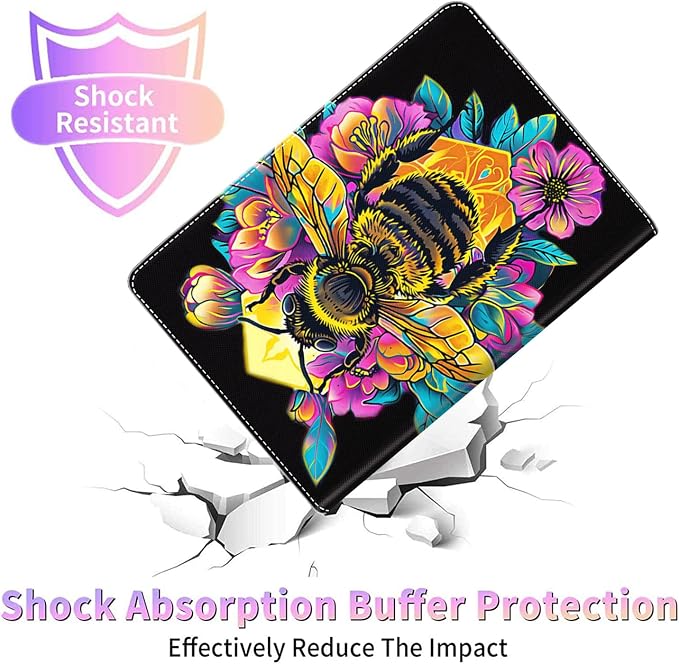Case for iPad 10th Generation (2022 Release) 10.9 Inch Durable Shockproof Protective Cover for New iPad 10th gen 10.9 2022 Elephant Sunflower